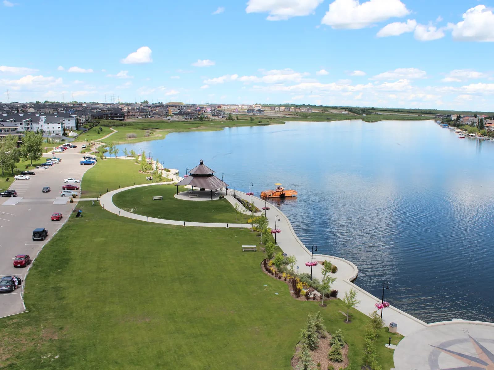 Chestermere, AB — Chestermere Lake and John Peake Park