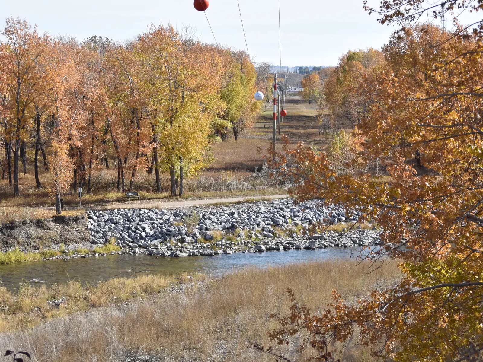 Okotoks, AB — Sheep River in autumn